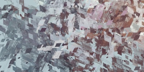 Artistic sketch backdrop material. Abstract geometric pattern. Chaos and random. Modern art drawing painting. 2d illustration. Digital texture wallpaper.