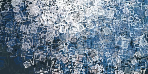 Artistic sketch backdrop material. Abstract geometric pattern. Chaos and random. Modern art drawing painting. 2d illustration. Digital texture wallpaper.