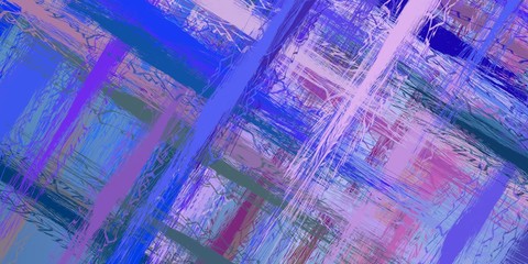 Fototapeta premium Artistic sketch backdrop material. Abstract geometric pattern. Chaos and random. Modern art drawing painting. 2d illustration. Digital texture wallpaper. 