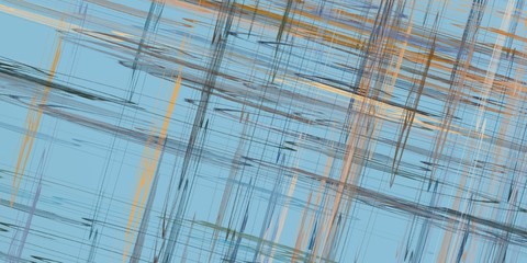 Artistic sketch backdrop material. Abstract geometric pattern. Chaos and random. Modern art drawing painting. 2d illustration. Digital texture wallpaper. 