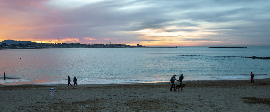 Sant Joan de Luz, France: Picturesque village on the Atlantic Ocean, in the Bay of Biscay. The last port of Aquitaine before the Spanish border.