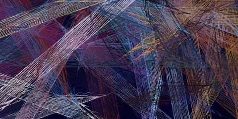 Artistic sketch backdrop material. Abstract geometric pattern. Chaos and random. Modern art drawing painting. 2d illustration. Digital texture wallpaper. 