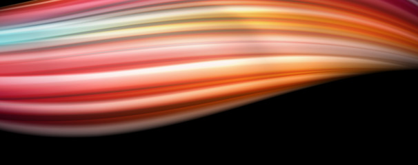 Flowing liquid colors - modern colorful flow poster. Wave liquid shapes. Art design for your design project