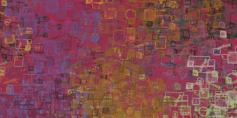 Artistic sketch backdrop material. Abstract geometric pattern. Chaos and random. Modern art drawing painting. 2d illustration. Digital texture wallpaper. 
