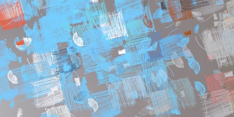 Artistic sketch backdrop material. Abstract geometric pattern. Chaos and random. Modern art drawing painting. 2d illustration. Digital texture wallpaper. 