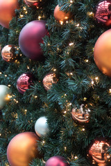 Obraz na płótnie Canvas christmas tree balls