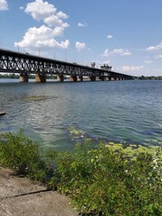 Fototapeta premium bridge over the river