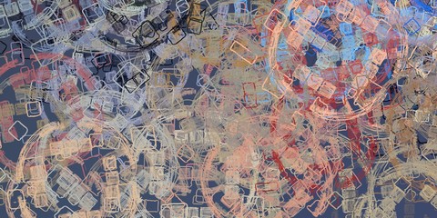 Artistic sketch backdrop material. Abstract geometric pattern. Chaos and random. Modern art drawing painting. 2d illustration. Digital texture wallpaper. 