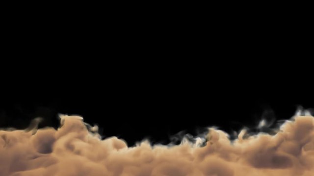 High Quality Fog Loop - Warm Color - with alpha channel, 30 ips High Definition Pre-Keyed stock footage element for compositing. Ideal for visual effects & motion graphics.
