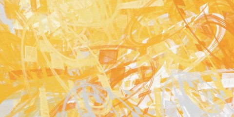 Obraz premium Artistic sketch backdrop material. Abstract geometric pattern. Chaos and random. Modern art drawing painting. 2d illustration. Digital texture wallpaper. 