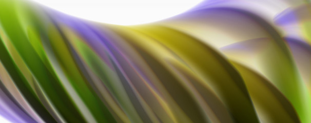 Color flowing waves, liquid conceptual abstract background