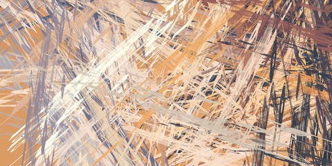 Artistic sketch backdrop material. Abstract geometric pattern. Chaos and random. Modern art drawing painting. 2d illustration. Digital texture wallpaper. 