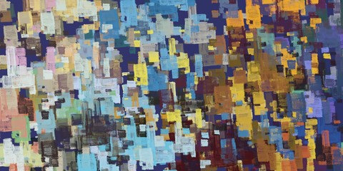 Artistic sketch backdrop material. Abstract geometric pattern. Chaos and random. Modern art drawing painting. 2d illustration. Digital texture wallpaper.