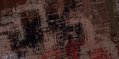 Artistic sketch backdrop material. Abstract geometric pattern. Chaos and random. Modern art drawing painting. 2d illustration. Digital texture wallpaper. 