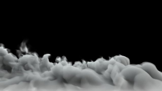 High Quality Smoke - with alpha channel, 30 ips High Definition Pre-Keyed stock footage element for compositing. Ideal for visual effects & motion graphics.