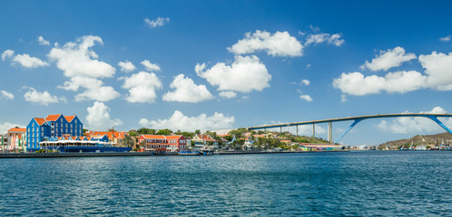 View of downtown Willemstad. Curacao,