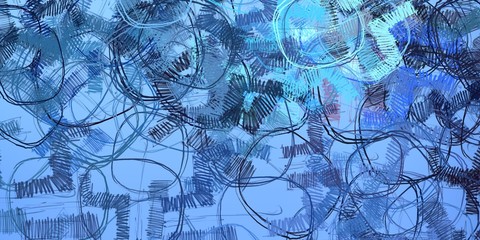 Artistic sketch backdrop material. Abstract geometric pattern. Chaos and random. Modern art drawing painting. 2d illustration. Digital texture wallpaper. 