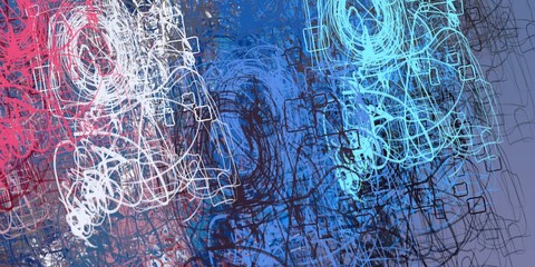 Artistic sketch backdrop material. Abstract geometric pattern. Chaos and random. Modern art drawing painting. 2d illustration. Digital texture wallpaper. 