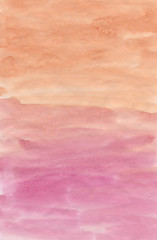Abstract Magenta Watercolor Background