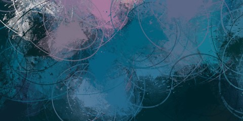 Artistic sketch backdrop material. Abstract geometric pattern. Chaos and random. Modern art drawing painting. 2d illustration. Digital texture wallpaper.