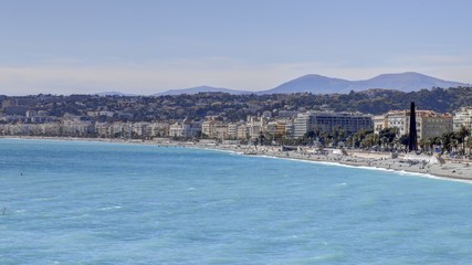 Fototapeta na wymiar Nice, côte d'Azur, Riviera 