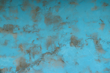 blue concrete background with gray spots texture surface copy space for design or text