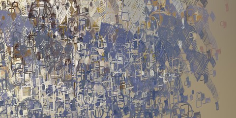 Artistic sketch backdrop material. Abstract geometric pattern. Chaos and random. Modern art drawing painting. 2d illustration. Digital texture wallpaper. 