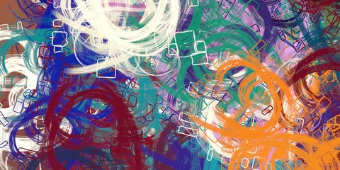 Artistic sketch backdrop material. Abstract geometric pattern. Chaos and random. Modern art drawing painting. 2d illustration. Digital texture wallpaper. 