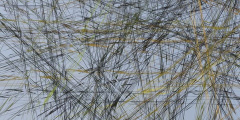 Artistic sketch backdrop material. Abstract geometric pattern. Chaos and random. Modern art drawing painting. 2d illustration. Digital texture wallpaper. 