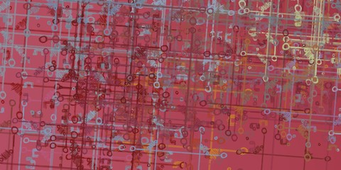 Artistic sketch backdrop material. Abstract geometric pattern. Chaos and random. Modern art drawing painting. 2d illustration. Digital texture wallpaper. 