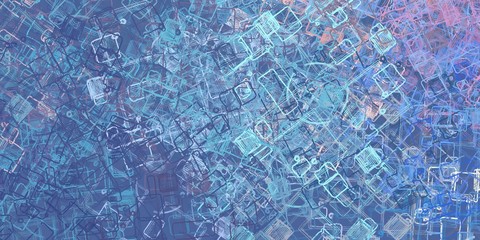 Digital abstraction. Artistic pattern. 2d illustration.