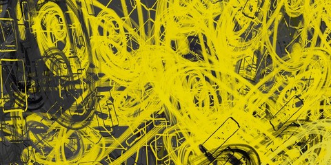 Digital abstraction. Artistic pattern. 2d illustration.