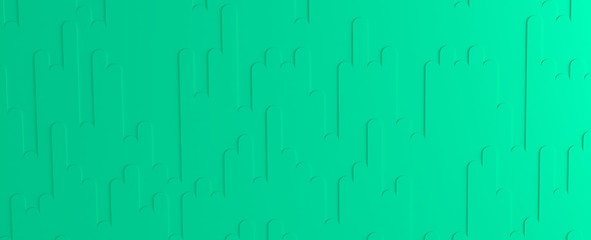 Rende de patrón de formas abstractas con relieve y profundidad. Fondo colorido para presentación 