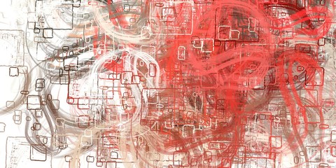 Abstract modern painting. Digital art illustration. Artistic abstraction.
