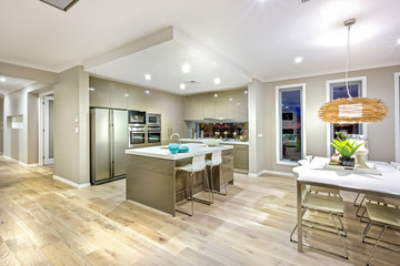 A sumptuous dining area