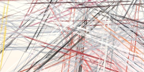 Modern artwork. 2d illustration. Digital painting. 