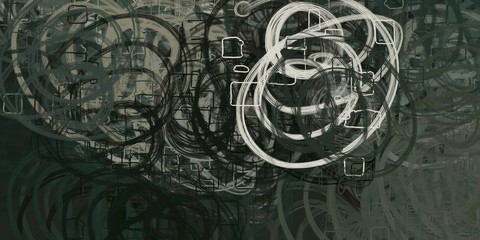 Abstract painting. Artistic canvas. 2d illustration.