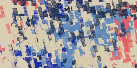 Modern artwork. 2d digital illustration.