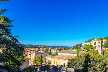 Fototapeta na wymiar Sant Pere de Galligants city views of Girona