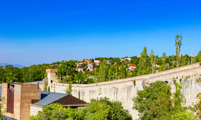 Fototapeta na wymiar Girona City Walls, Girona landmarks