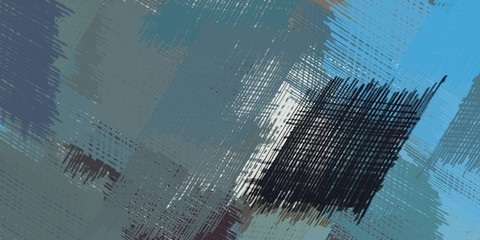 Modern abstract artwork. 2d illustration.