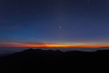 Sunrise at Haleakala Crater, Maui, Hawaii, USA