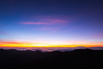 Sunrise at Haleakala Crater, Maui, Hawaii, USA