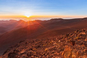 Sunrise at Haleakala Crater, Maui, Hawaii, USA