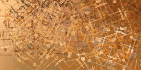 Abstract digital painting. Modern Art.