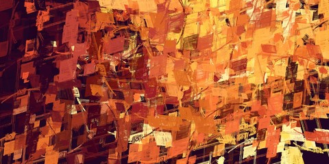Abstract digital painting. Modern Art.