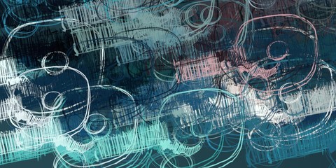 Abstract digital painting. Modern Art.