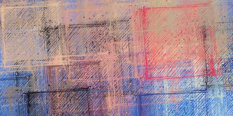 Abstract painting. Modern art. Digital brush.