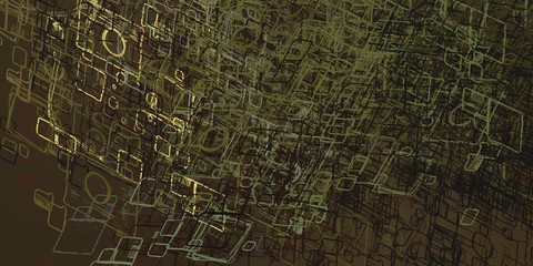 Modern art abstraction. Hand made painting.