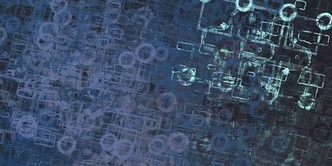 Modern art abstraction. Hand made painting.